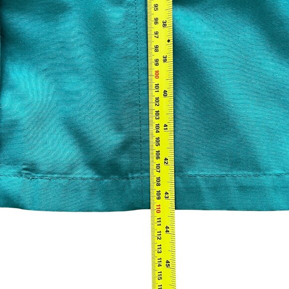 Vintage 1980s London Fog by Wamsutta Teal Trench Coat – Made in USA – Size 10P - Picture 13 of 16